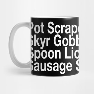 Yule Lads Names Design Mug